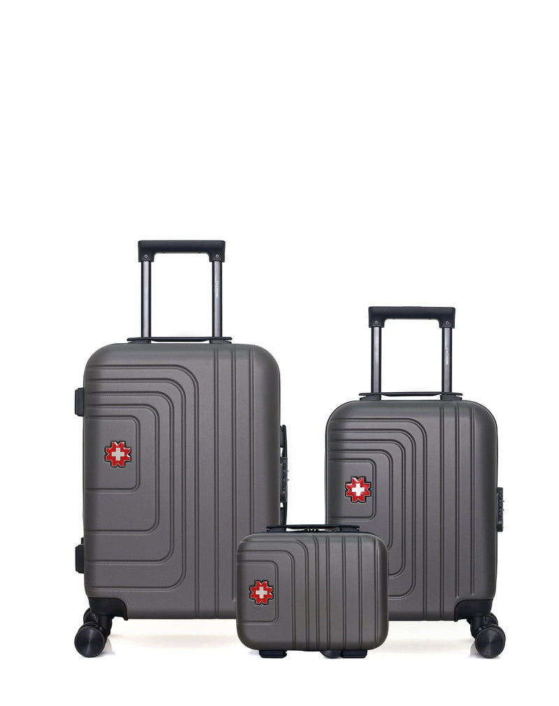 Lot de 3 Valises Rigides Cabine, Cabine XXS et Vanity RUTI