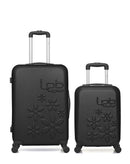 Lot de 2 Valises Rigides Taille Moyenne et Cabine XXS ELEONOR