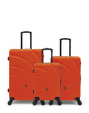 Lot de 3 Valises Rigides Grand Format, Taille Moyenne et Cabine SERENA