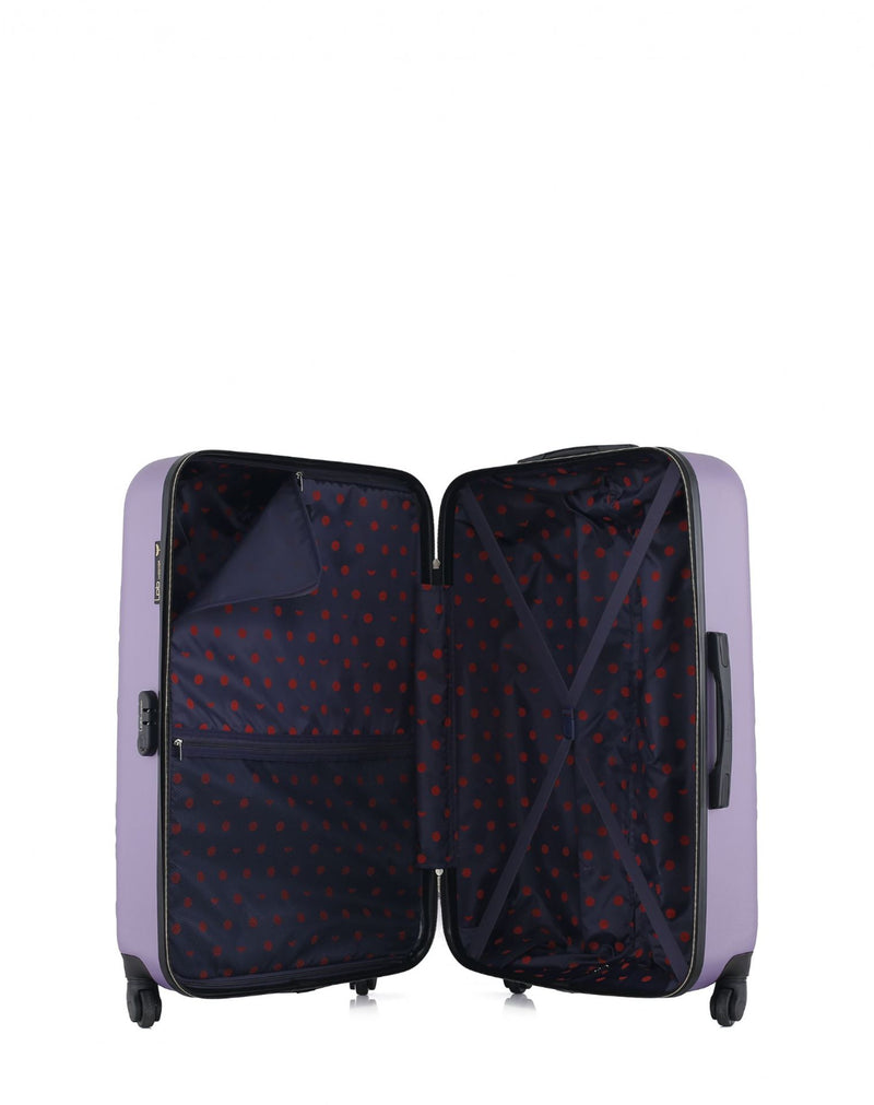 Lot de 2 Valises Rigides Grand Format et Cabine NAIS