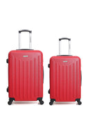 Lot de 2 - Valise grand format et valise weekend BROOKLYN