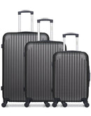 Lot de 3 valises Grand Format, Weekend et Cabine CARPATES