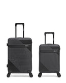 Lot de 2 Valises Rigides Taille Moyenne et Cabine XS WOHLEN