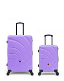 Lot de 2 Valises Rigides Grand Format et Cabine SERENA