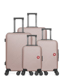 Lot de 4 Valises grand format, valise weekend, valise cabine, valise cabine XXS SPIEZ