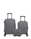 Lot de 3 Valises Rigides Cabine, Cabine XXS et Vanity SPIEZ