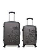 Lot de 2 Valise Taille Moyenne et Valise Cabine Rigide ELEONOR