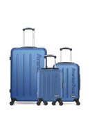 Lot de 3 Valises Rigides Grand Format, Cabine et Cabine XXS BRONX