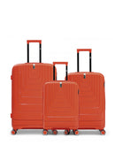 Lot de 3 Valises Rigides Grand Format, Taille Moyenne et Cabine GALINA