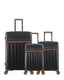 Lot de 3 Valises Rigides Grand Format, Cabine et Cabine XS ZERMATT