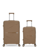 Lot de 2 Valises Rigides Grand Format et Cabine VELA