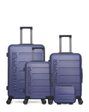 Lot de 4 Valises Rigides Grand Format, Taille Moyenne, Cabine et Vanity AIGLE