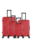 Lot de 4 Valises grand format, valise weekend, valise cabine, valise cabine XXS RUTI