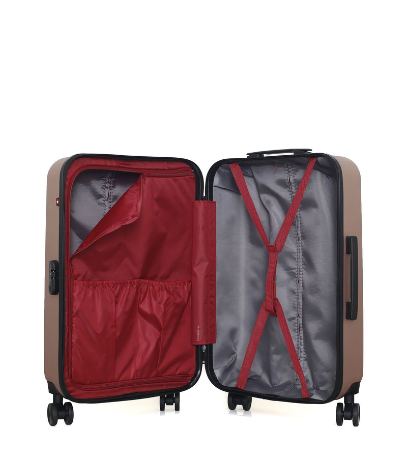 Lot de 2 Valises Rigides Taille Moyenne et Cabine ZURICH