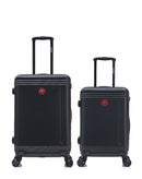 Lot de 2 Valises Rigides Taille Moyenne et Cabine GSTAAD