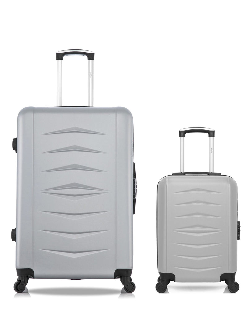 Lot de 2 Valises Rigides Grand Format et Cabine XXS OVIEDO