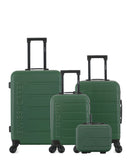 Lot de 4 Valises weekend, valise cabine, valise cabine XXS et vanity AIGLE