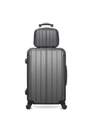 BLUESTAR - Lot de 2 - Valise weekend et vanity NAPOLI