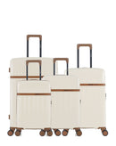 Lot de 4 Valises Rigides Grand Format, Taille Moyenne, Cabine et Cabine XS ZERMATT - Swiss Kopper | Baage