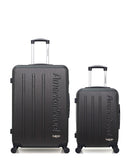 Lot de 2 Valises Rigides Grand Format et Cabine BRONX