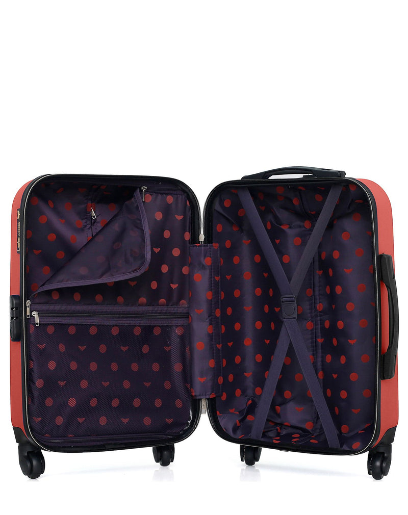 Lot de 2 Valise Cabine et Vanity Rigide ELEONOR