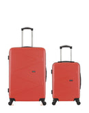 Lot de 2 Valises Rigides Grand Format et Cabine AMAZONE