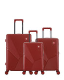 Lot de 3 Valises Rigides Taille Moyenne, Cabine et Cabine XS FRIBOURG