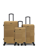 Lot de 3 Valises Rigides Grand Format, Taille Moyenne et Cabine LIVIA