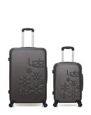 Lot de 2 Valises Rigides Grand Format et Cabine ELEONOR