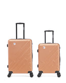 Lot de 2 Valises Rigides Taille Moyenne et Cabine YELLOWSTONE