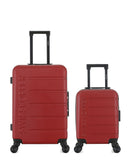 Lot de 2 Valises Rigides Taille Moyenne et Cabine XXS AIGLE