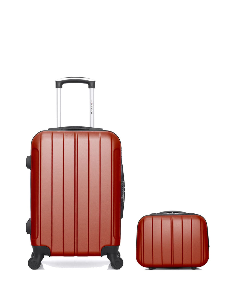 Lot de 2 Valises Rigides Cabine et Vanity NAPOLI