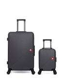 Lot de 2 Valises Rigides Grand Format et Cabine XXS SPIEZ