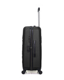 Lot de 4 Valises Rigides Moyenne, Cabine, Cabine XXS et Vanity ELEONOR