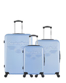 LOT DE 3 - Valises grand format, weekend et cabine CHELSEA