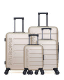 Lot de 4 Valises grand format, valise weekend, valise cabine, valise cabine XXS AIGLE