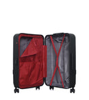 Lot de 3 Valises grand format, valise weekend et valise cabine USTER