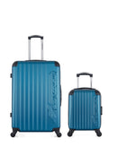 Lot de 2 Valises Rigides Grand Format et Cabine XXS BUDAPEST