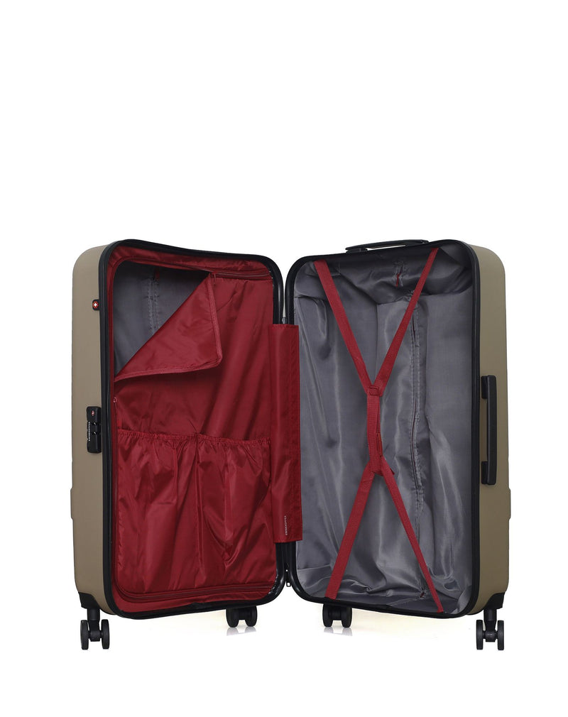 Lot de 2 Valises Rigides Grand Format et Cabine USTER