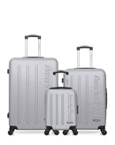 Lot de 3 Valises Rigides Grand Format, Taille Moyenne et Cabine XXS BRONX