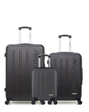 Lot de 3 Valises Rigides Grand Format, Taille Moyenne et Cabine XXS BRONX