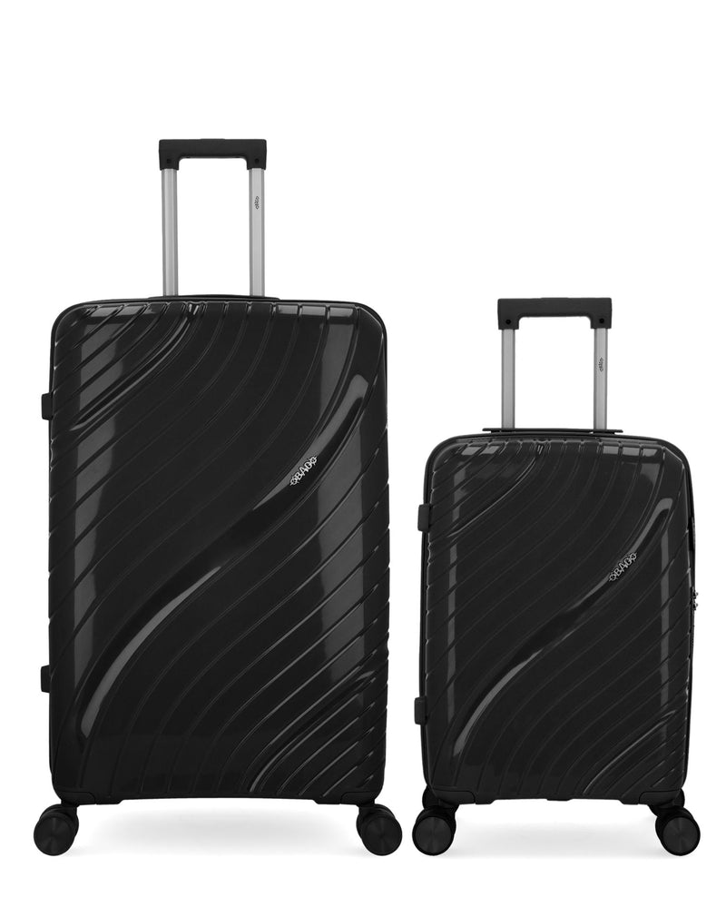 Lot de 2 Valises Rigides Grand Format et Cabine LYRA