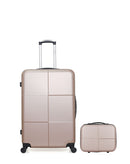 Lot de 2 Valises Rigides Grand Format et Vanity CORONADO