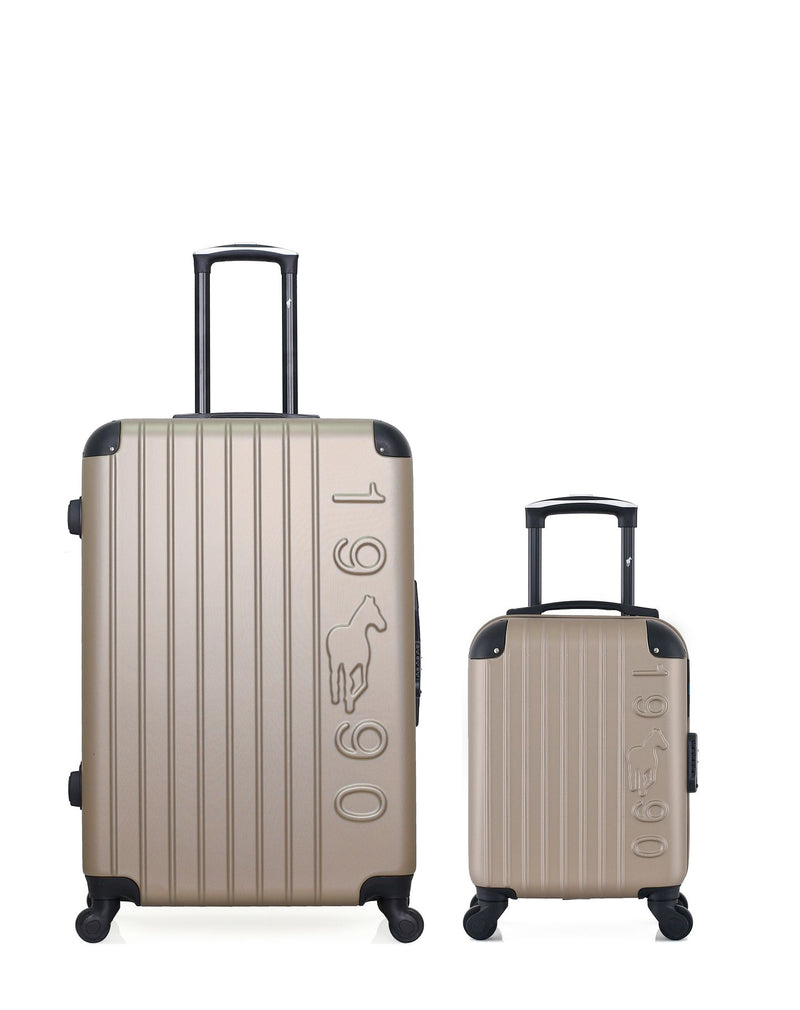 Lot de 2 Valises Rigides Grand Format et Cabine XXS PORTER