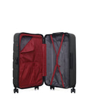 Lot de 3 Valises Rigides Grand Format, Cabine XXS et Vanity AIGLE