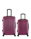 Lot de 2 Valises Rigides Taille Moyenne et Cabine HAGEN