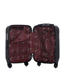 AMERICAN TRAVEL - Lot de 3 - Valises grand format CHELSEA, weekend QUEENS et cabine XXS MEMPHIS
