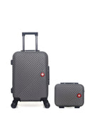 Lot de 2 Valises Rigides Cabine et Vanity SPIEZ