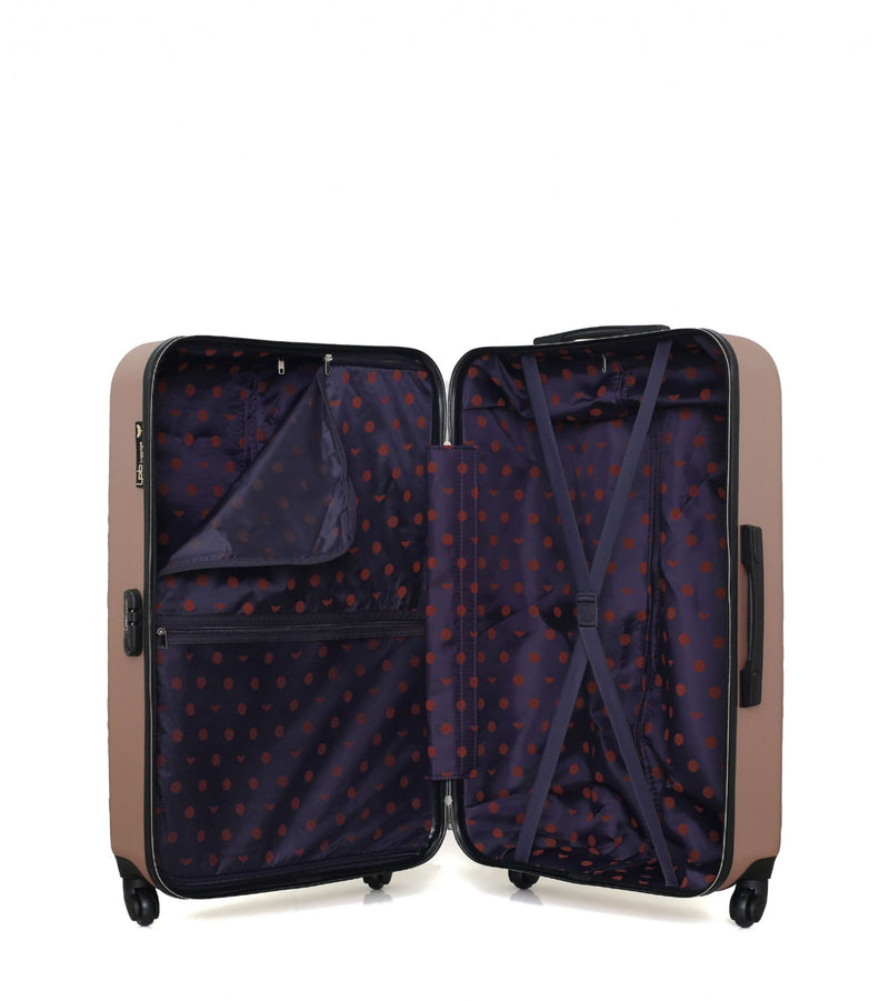 Lot de 2 Valises Rigides Grand Format et Cabine NAIS