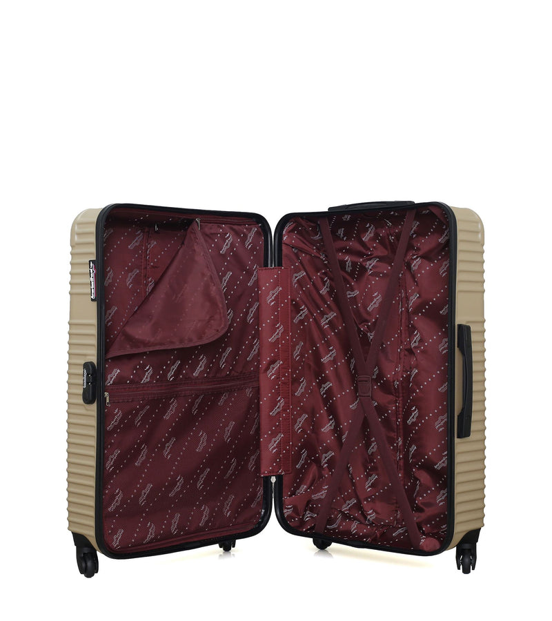 Lot de 2 Valises Rigides Grand Format et Cabine MEMPHIS